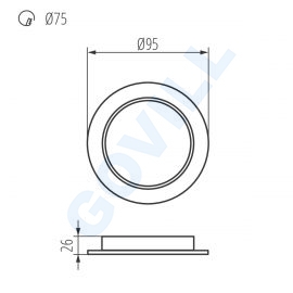 Kanlux TAVO LED DO 5W-NW